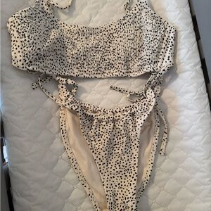 Leopard Print Bikini Set Size L